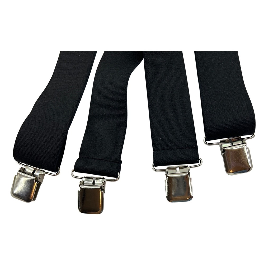 Carhartt Mens Black Heavy Duty X-Back Suspenders Adjustable Size 52 - Picture 3 of 6